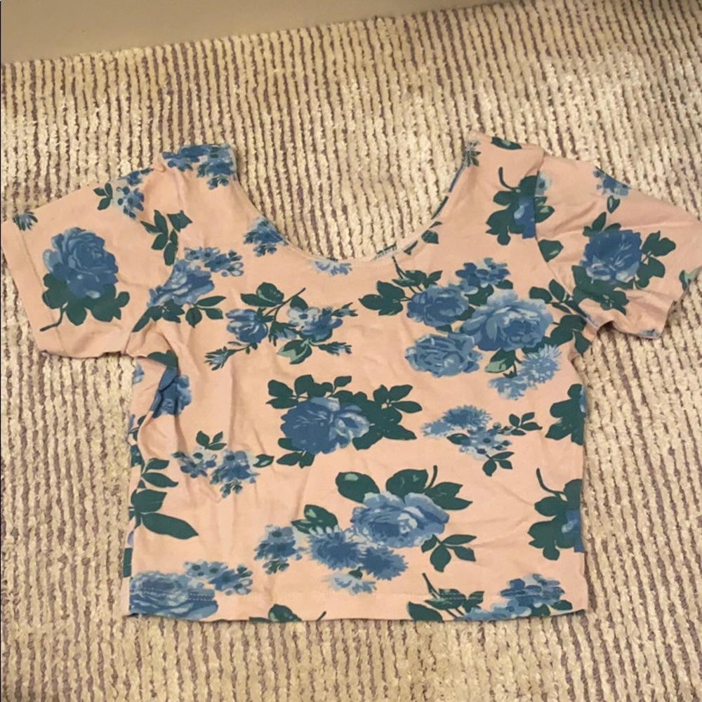 Flower Crop Top